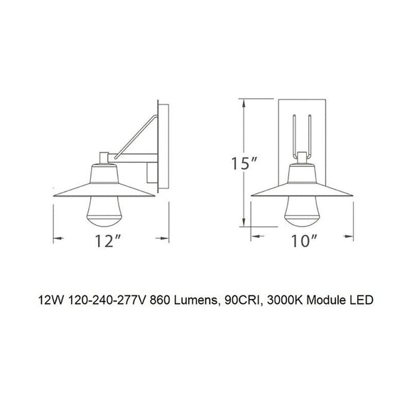 Suspense Outdoor Wall Light