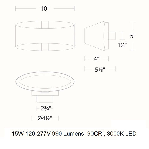 Swerve LED Wall Sconce