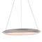The Ring LED Chandelier  option Brushed Aluminum