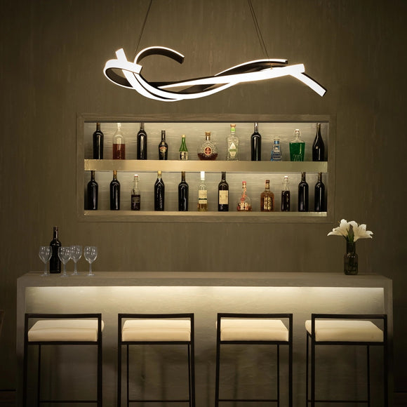 Tidal LED Linear Pendant Light