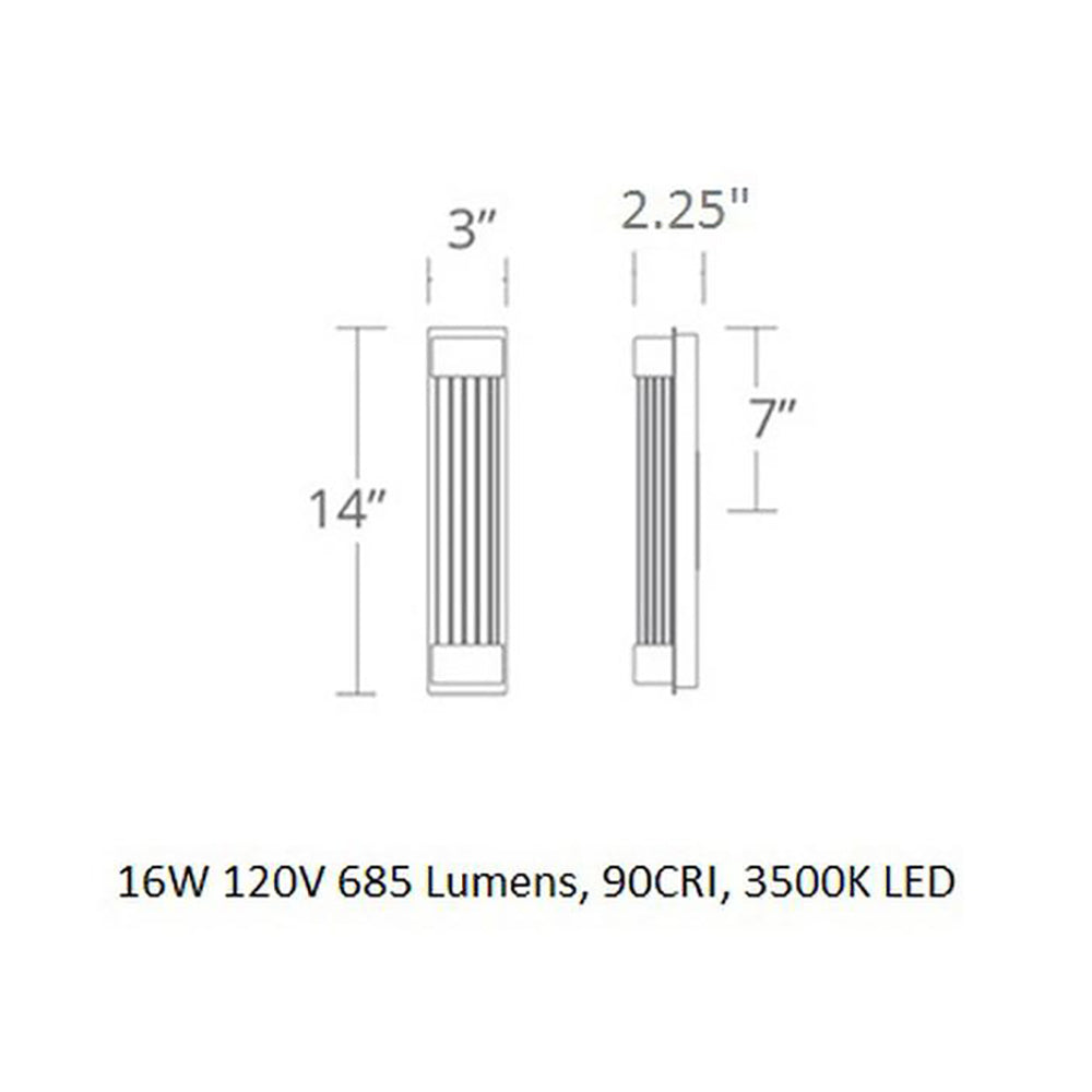 Tower LED Wall Sconce