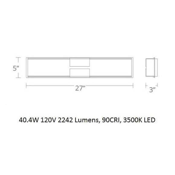 Vodka LED Bath & Vanity Wall Light