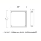 Vodka LED Flush Mount