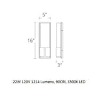 Vodka LED Wall Sconce