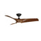 Zephyr Indoor/Outdoor Ceiling Fan  option Matte Black / Distressed Koa