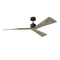Adler Ceiling Fan  option Aged Pewter with Light Grey Weathered Oak