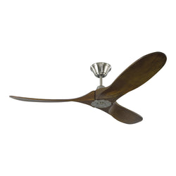 Brushed Steel / Dark Walnut