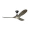 Maverick II LED Ceiling Fan  option Aged Pewter with Light Grey Weathered Oak