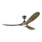 Maverick LED Ceiling Fan  option Aged Pewter with Light Grey Weathered Oak