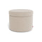 Round Storage Ottoman  option Wool Oatmeal