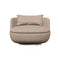 Bart Swivel Armchair  option Blushing Sloth Woolly Mohair