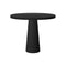 Container Side Table  option Black Stained Oak Top/Black Base