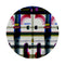 Corinthian Check Round Rug  option Jewel