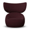 Hana Wingback Swivel Lounge Chair  option Justo Hinde
