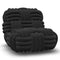 Knitty Lounge Chair  option Caviar Graphite