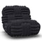 Knitty Lounge Chair  option Prune Midnight