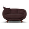Love Sofa  option Cinnamon / Calligraphy Bird Jacquard Plum