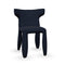 Monster Arm Chair  option Naked Bearded Leopard Jacquard Blue