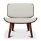 Nut Lounge Chair  option Cinnamon / Oray Ronan Cream