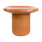 Obon Square Side Table  option Terracotta