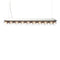 Prop Light Linear Pendant Light  option 2000K - Candle Light / Single