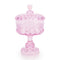 Eye Winker Covered Compote  option Pink Opal