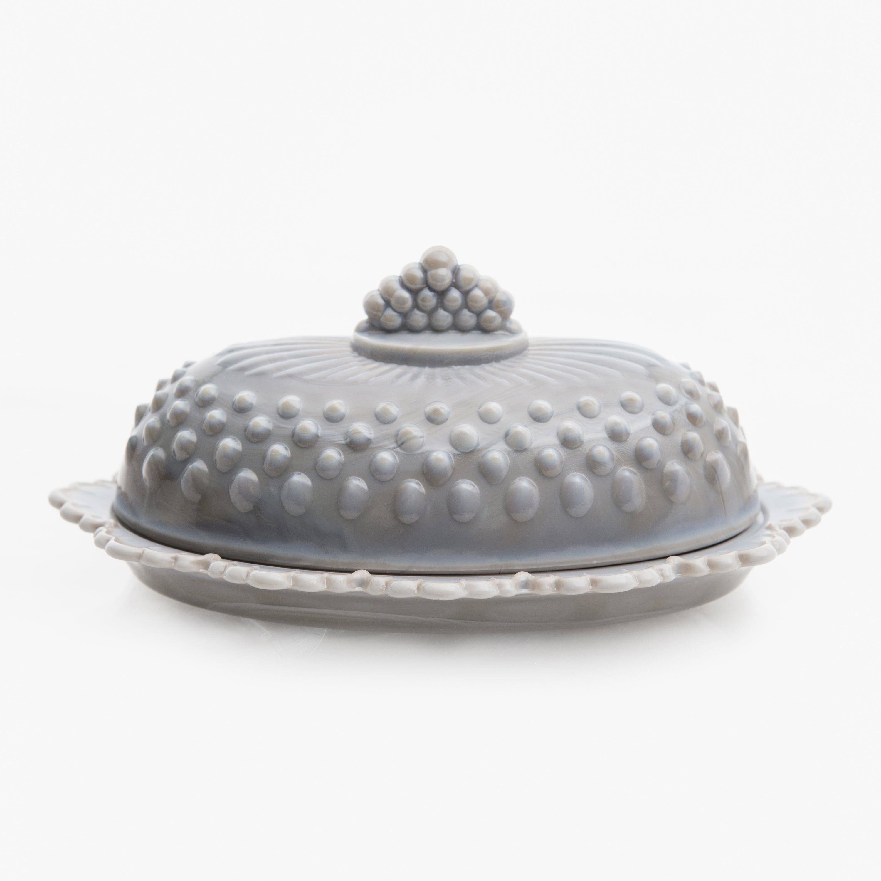 Mosser Glass Gigi Butter Dish 2Modern