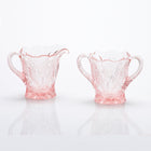 Inverted Thistle Creamer and Sugar
