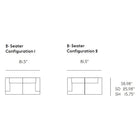 Connect Soft Modular 2-Seater Sofa