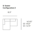 Connect Soft Modular 2-Seater Sofa