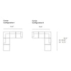 Connect Soft Modular Corner Configuration Sofa