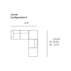 Connect Soft Modular Corner Configuration Sofa