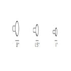 Dots Metal Wall Hooks (Set of 3)