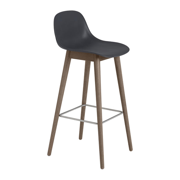 Fiber Stool with Backrest