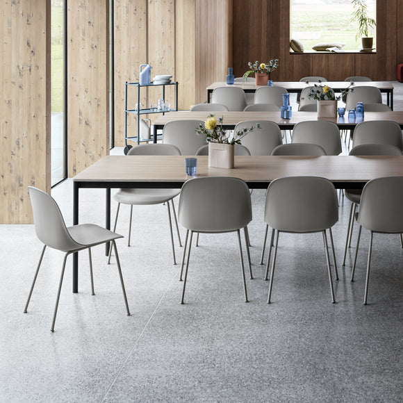 Recycled Plastic Fiber Side Chair - Tube Base