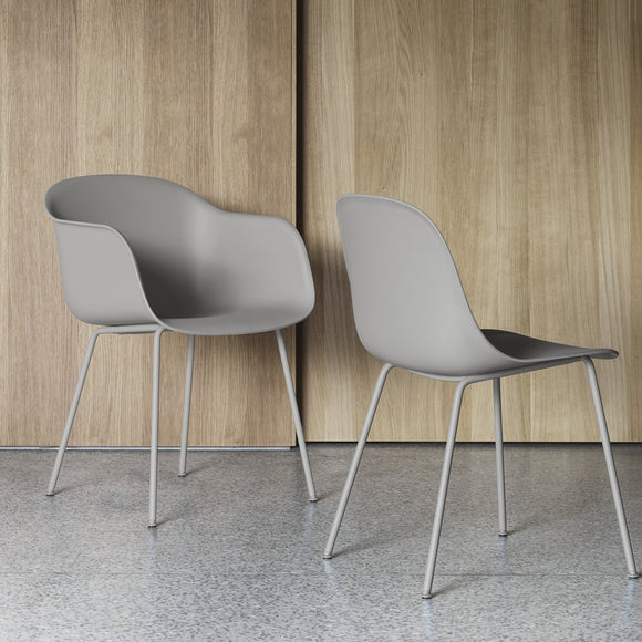 Recycled Plastic Fiber Side Chair - Tube Base