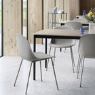 Recycled Plastic Fiber Side Chair - Tube Base