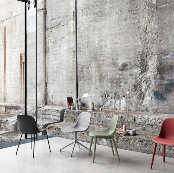 Recycled Plastic Fiber Side Chair - Tube Base