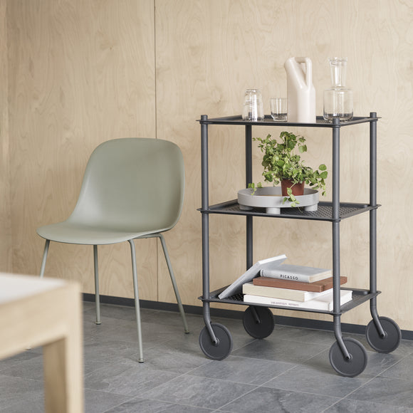 Recycled Plastic Fiber Side Chair - Tube Base