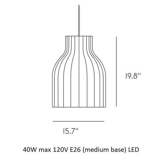 Strand Open Pendant Light