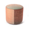 Shade Pouf  option Copper Red/Green / Small: 15.3 in diameter