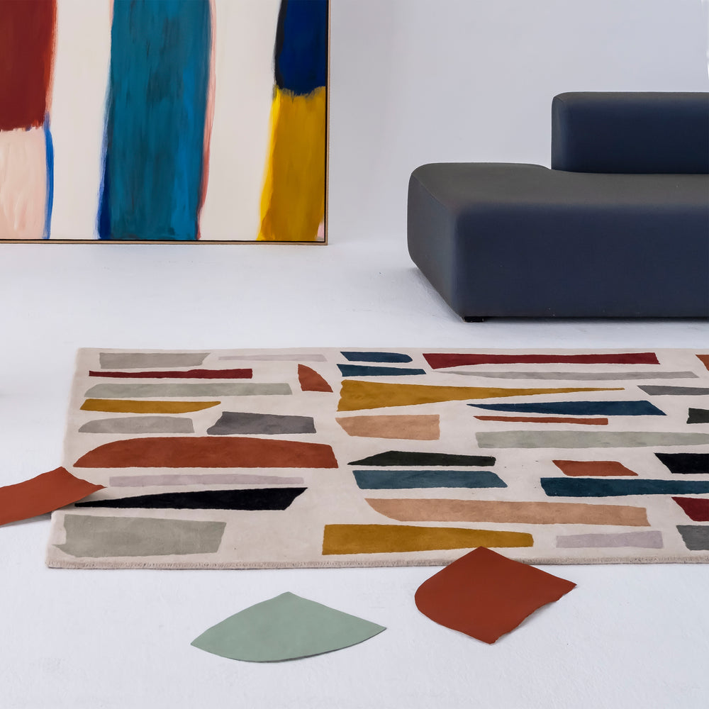 Tones Tufted Pieces Rug