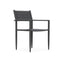 Naples Dining Chair (Set of 2)  option Matte Charcoal