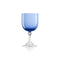 3/62 Red Wine Glass  option Twisted Blue