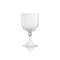 3/62 Red Wine Glass  option Twisted Transparent