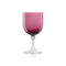 3/62 Water Glass  option Twisted Ruby / Small: 6.3 in height