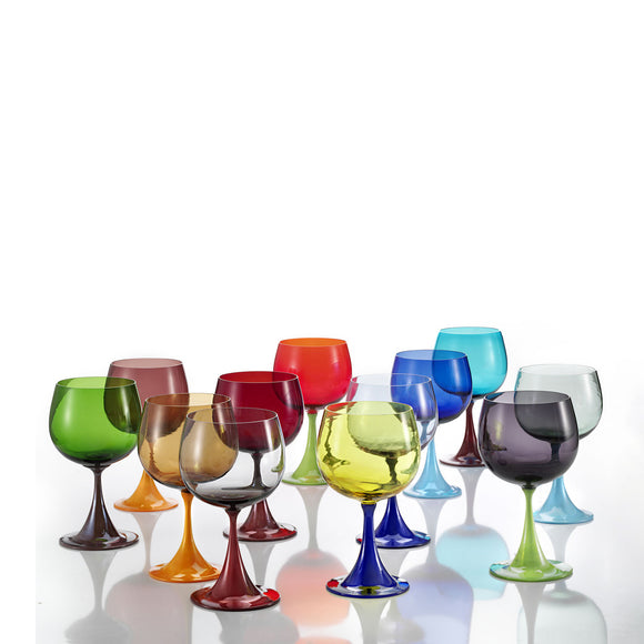 Burlesque Burgundy Glass