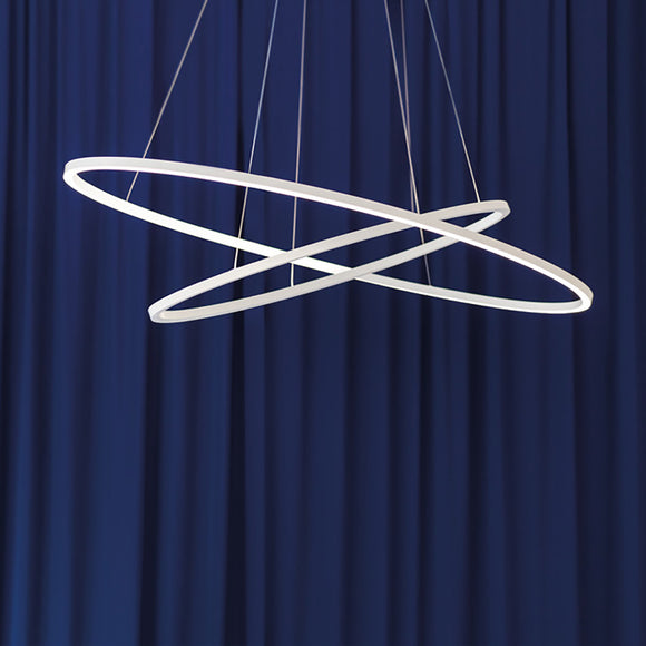 Ellisse Double Chandelier Pendant Light