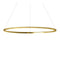 Ellisse Minor Pendant Light  option Gold Polished Anodized