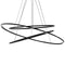 Ellisse Triple Pendant Light  option Black